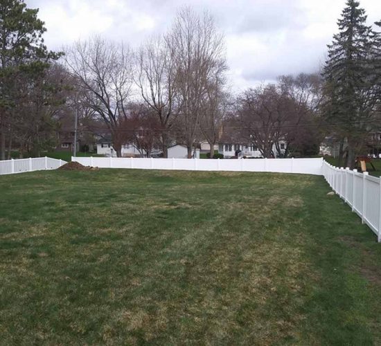 White Vinyl Regency And Privacy Fence