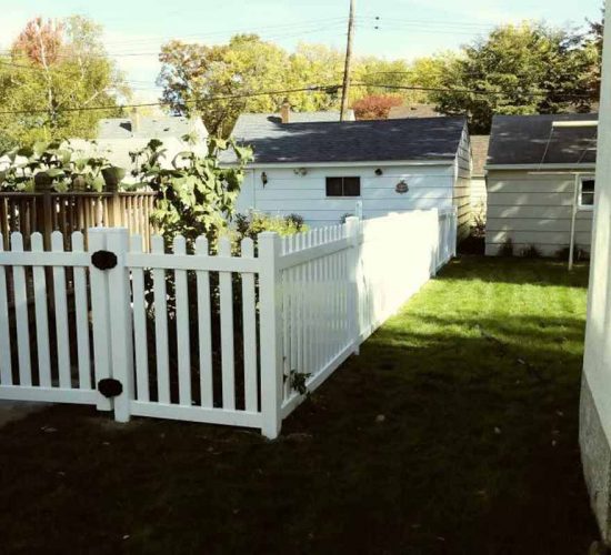 White Vinyl Walk Gate 